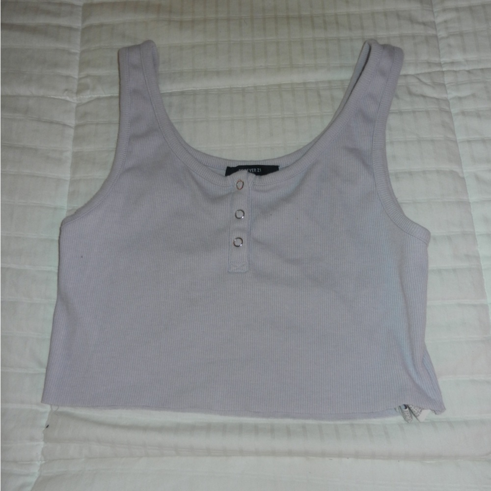 Forever 21 purple crop top